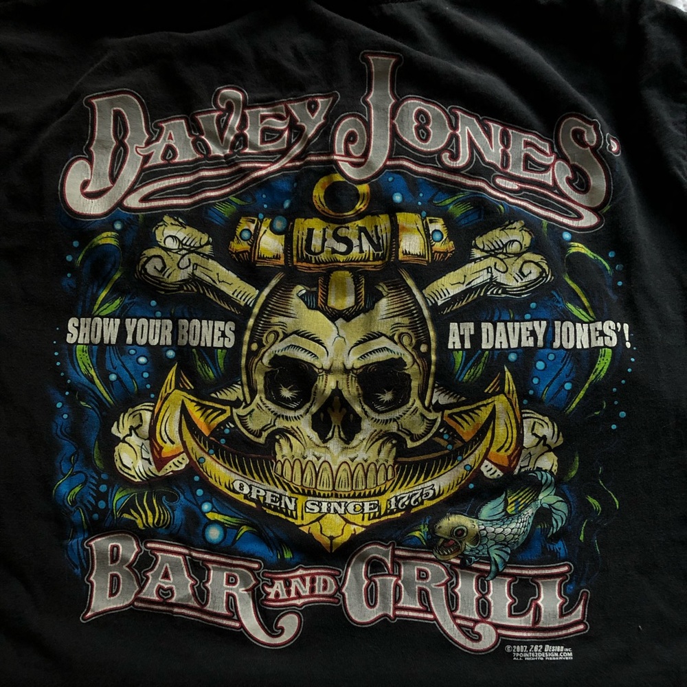 vintage davey jones t-shirt